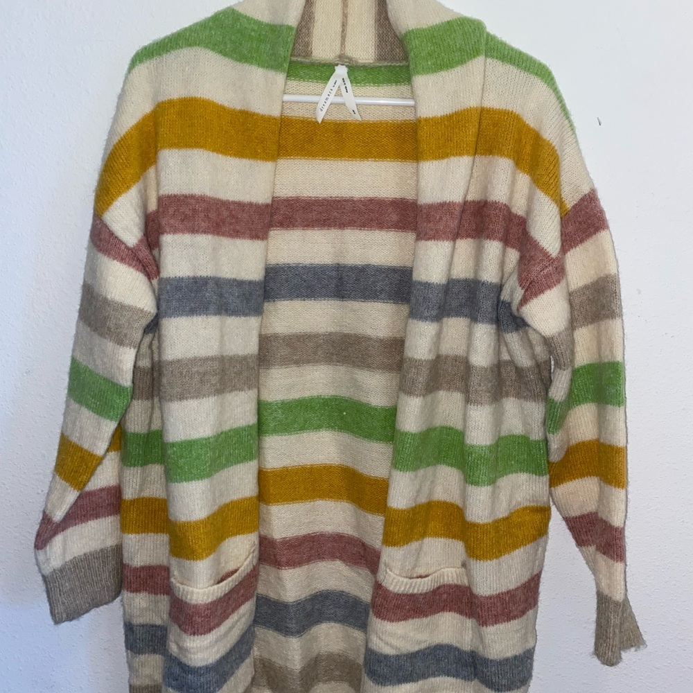 Striped cardigan